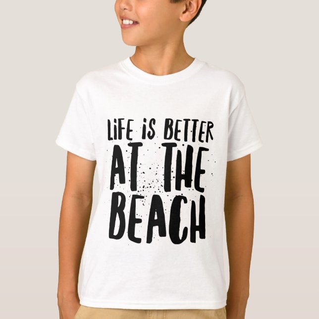 T-shirt Sur La Plage (Devant)