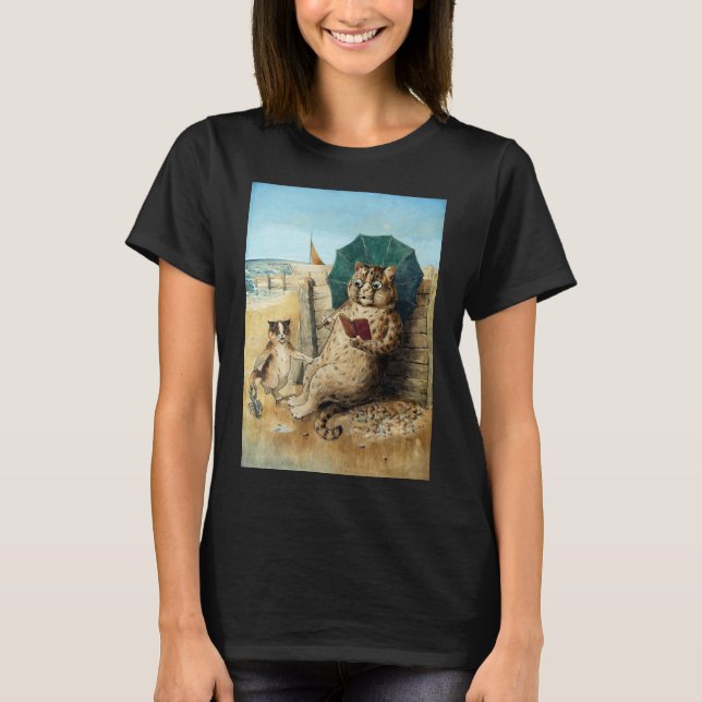 T-shirt Sur La Plage, Louis Wain (Devant)