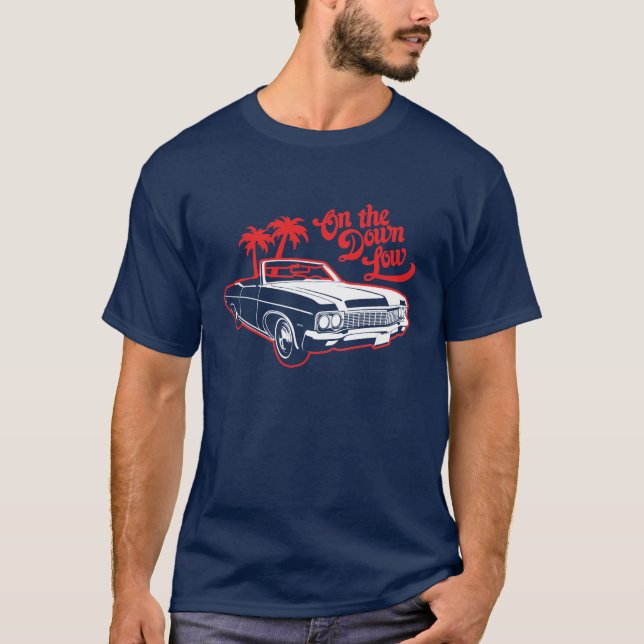 T-shirt Sur le bas bas (Devant)