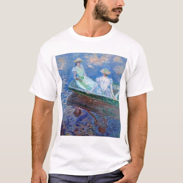 T-shirt Sur le bateau, Monet (Devant)