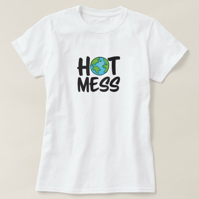T-Shirt sur le changement climatique (Design devant)