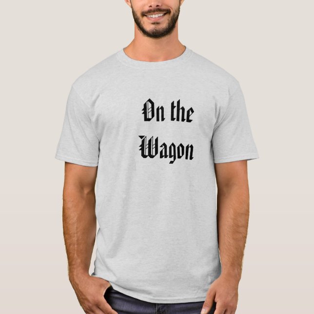 T-shirt Sur le chariot (Devant)