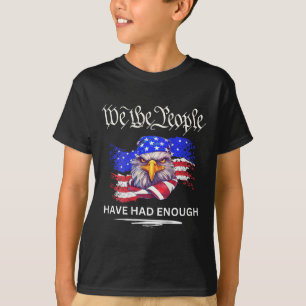 T-shirt Sur Le Dos- Nous, Les Gens En Avons Assez