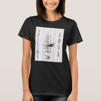 T-shirt Sur le dos voilier Soul voilier Réflexions voilier