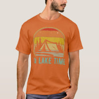Sur le lac Heure Camping Tente Sunset Funny Lake L