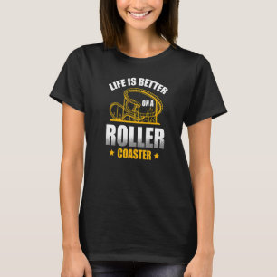 T-shirt Sur Le Parc D'Attractions Roller Dessous de verre