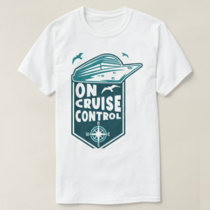 T-shirt Sur le régulateur de vitesse graphique drôle