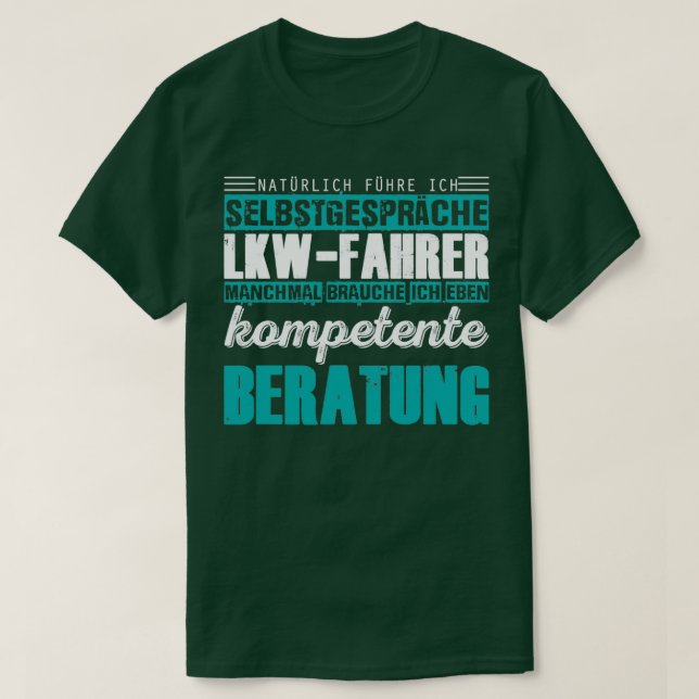 T-shirt sur le thème des camionneurs est un grand gif (Design devant)