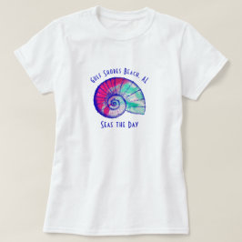 T-Shirt sur les coquillages de Gulf Shores Beach A