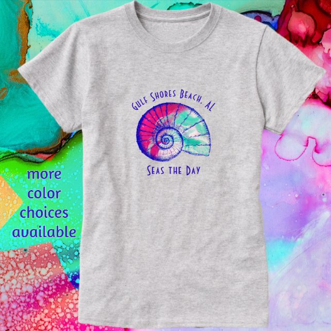 T-Shirt sur les coquillages de Gulf Shores Beach A (Créateur téléchargé)