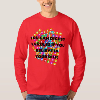 t-shirt sur marbres