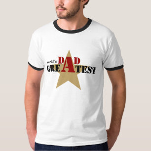T-shirt sur mesure de la plus grande étoile papa d
