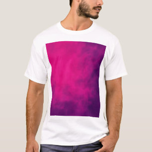 T-shirt sur mesure pour homme Neon Pink Smoke