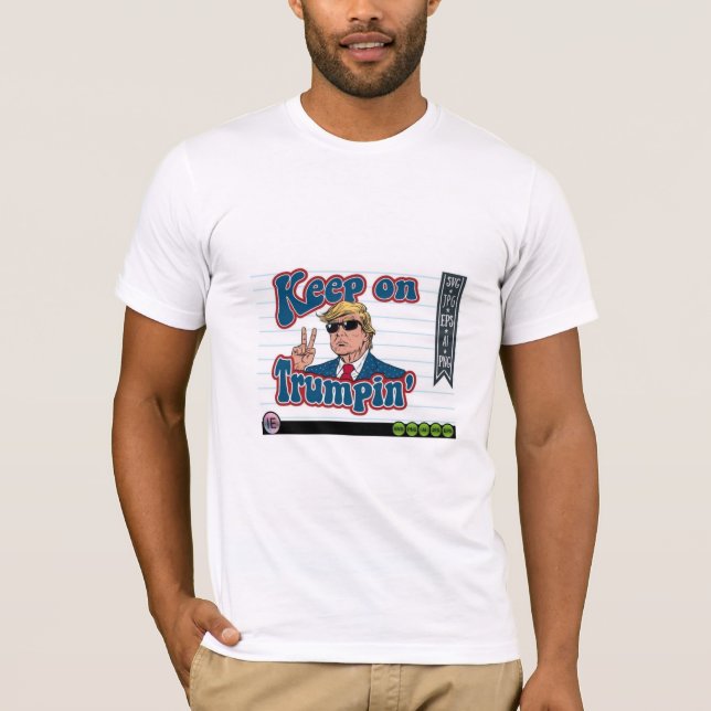 T-Shirt sur Trump pour la présidence (Devant)