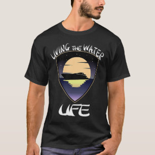T-shirt Sur un bateau Vivre la vie aquatique