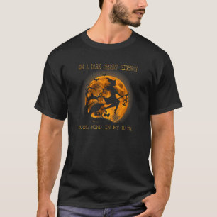 T-shirt Sur Un Cool De La Route Du Désert Sombre Vent Dans