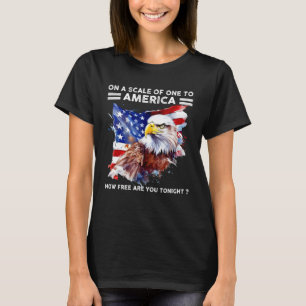 T-shirt Sur Une Échelle À L'Amérique À Quel Point Êtes-Vou