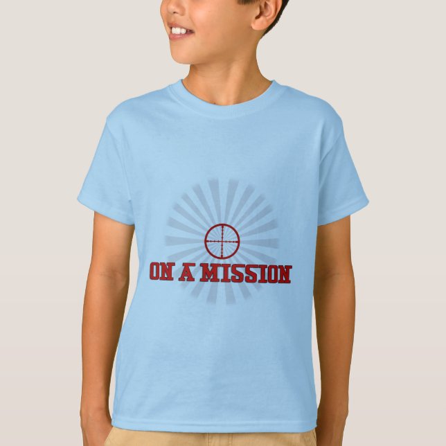 T-shirt SUR UNE MISSION Sniper Scope Artwork Cool (Devant)