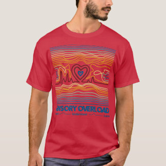 T-shirt Surcharge sensorielle de conception de sensibilisa