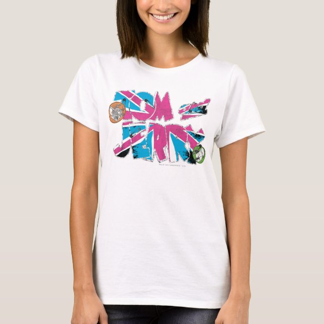 T-shirt Surcharge Tom et Jerry UK (Devant)