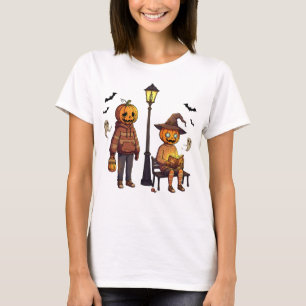 T-shirt Surchemise Pumpkin Pals – Halloween Street Cute et