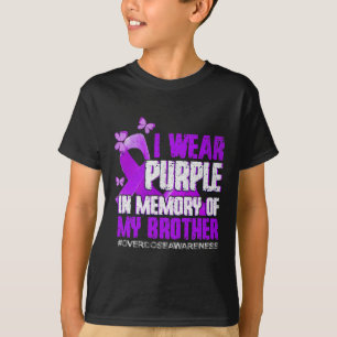 T-shirt Surdose Sensibilisation Mémoire violette De Mon Fr