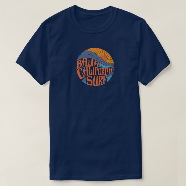T-shirt SURF BAJA CALIFORNIA (Design devant)
