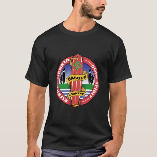 T-shirt surf basque (Devant)