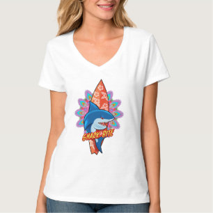 T-shirt surf Bite requin