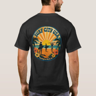 T-shirt SURF CITY USA (Rétro des années 70) 