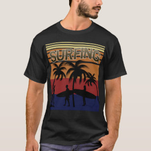 T-shirt surf classique surfer vacances d'été