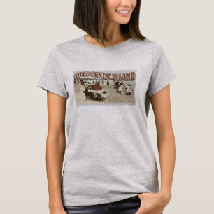 T-shirt Surf Coney Isle Funny Parody Carte postale