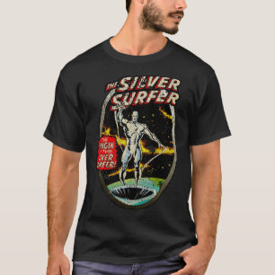T-shirt Surf d'argent 1978 Cartoons Vintage