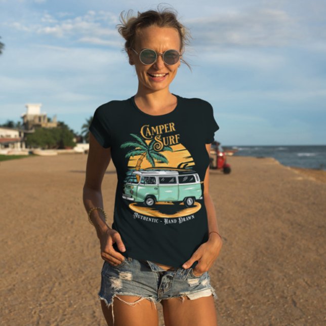 T-shirt Surf de camping (Créateur téléchargé)