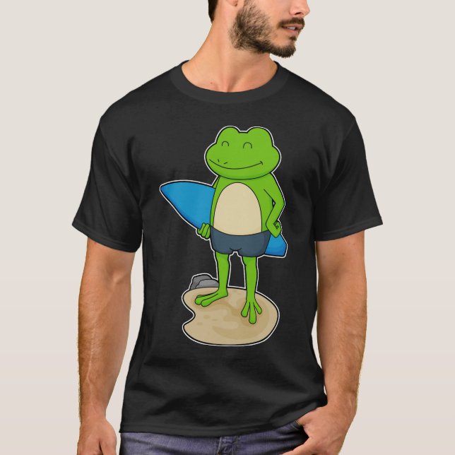 T-shirt Surf de la grenouille (Devant)