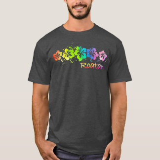 T-shirt Surf de plage Roatan Watercolor