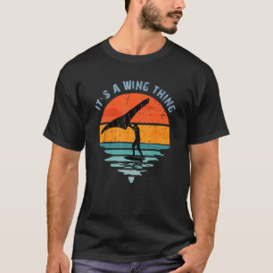 T-shirt Surf de surf de l'aile Foiler Retro Vintage Sur
