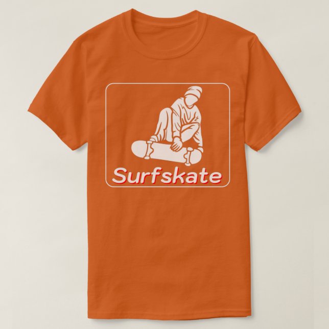 T-shirt Surf de surfskate (Design devant)