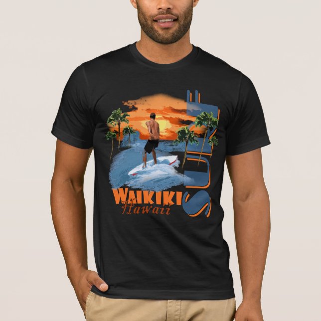 T-shirt SURF de Waikiki ! (Devant)