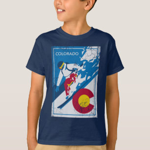 T-shirt Surf des neiges le Colorado