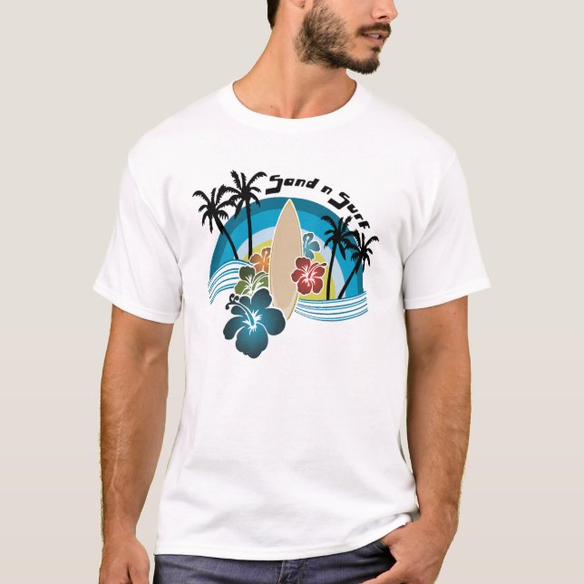 T-shirt Surf du sable n (Devant)