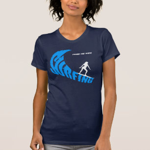T-shirt Surf femelle personnalisable