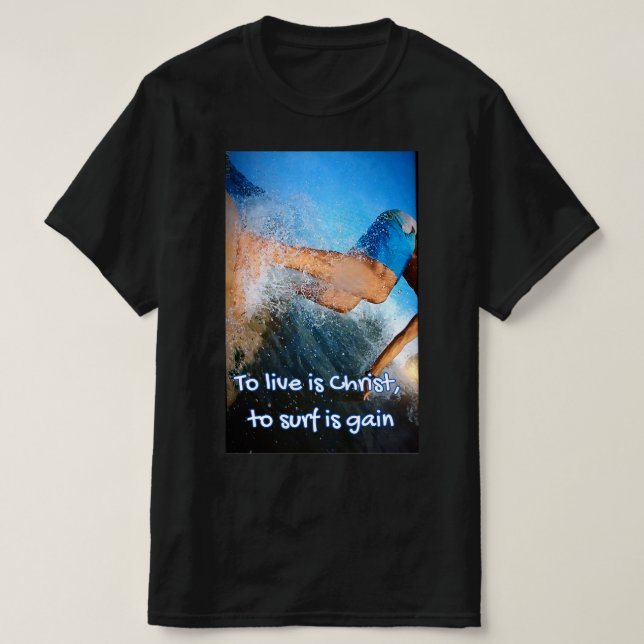 T-Shirt Surf for Christ (Design vorne)