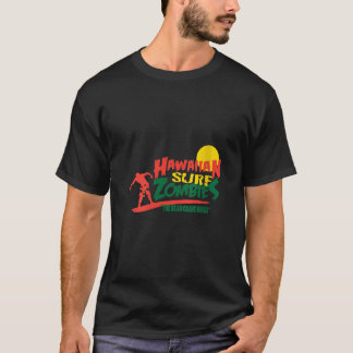 T-shirt Surf hawaïen de femmes Zombies Hawaii Horowee effr