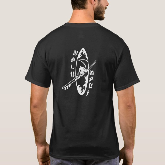 T-shirt Surf hawaïen masculin Guy T Shirts "surf maui" (Dos)