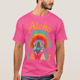 T-shirt Surf hawaïen rétro Aloha Hawaii Island Surfe