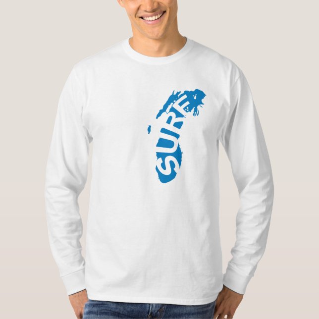 T-shirt Surf le lac Michigan (Devant)