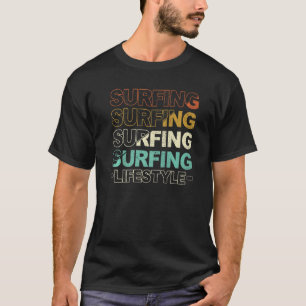 T-shirt Surf Lifestyle Surfer Surf Surf Eau Surfer Sp