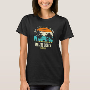 T-shirt Surf Malibu Beach Californie Surf C Californie
