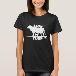 T-shirt Surf N Turf Cow Surf